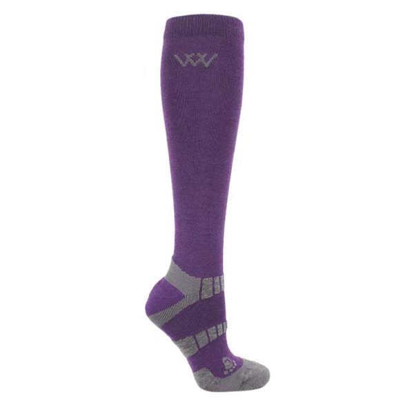 Ww0015 Winter Sock Damson Grey