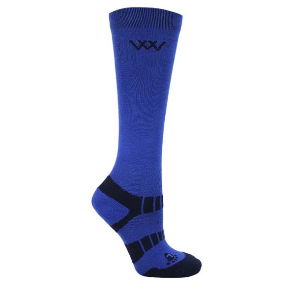 Ww0019 Young Rider Pro Sock Electric Blue Navy