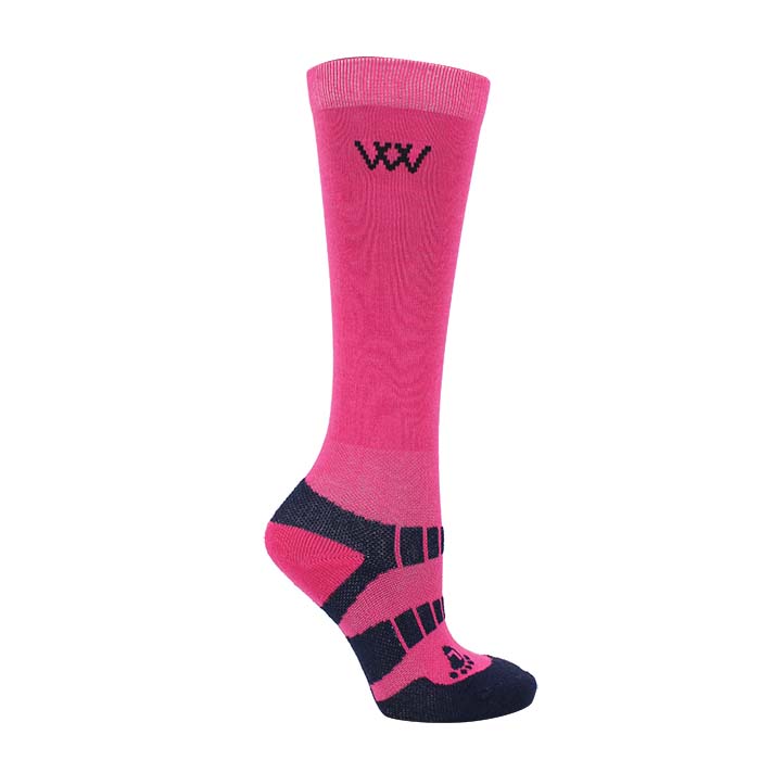 Ww0019 Young Rider Pro Sock Pink Navy
